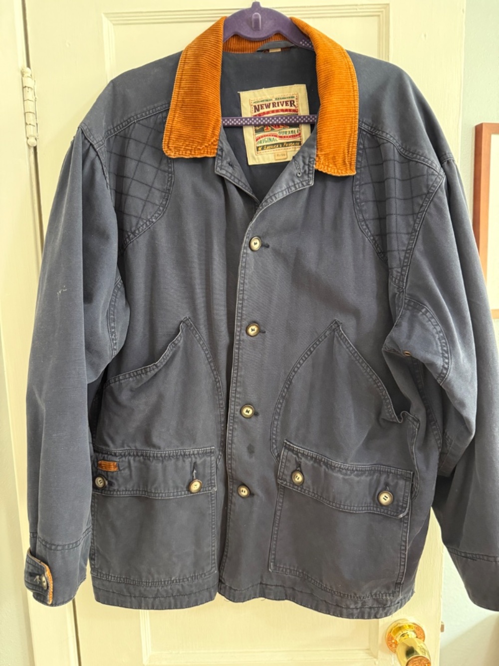 New River Mens Navy Jacket XL